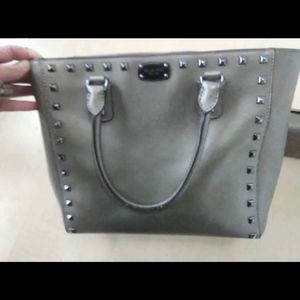Michael Kors Sandrine Studded Tote and Wallet